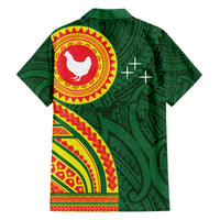 Manu'a Cession Day Family Matching Off Shoulder Maxi Dress and Hawaiian Shirt Polynesian Pattern LT03 - Polynesian Pride