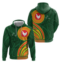 Manu'a Cession Day Zip Hoodie Polynesian Pattern