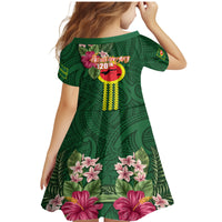 Manu'a Cession Day 120th Anniversary Family Matching Mermaid Dress and Hawaiian Shirt Polynesian Pattern and Hibiscus Flower