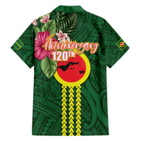 Manu'a Cession Day 120th Anniversary Hawaiian Shirt Polynesian Pattern and Hibiscus Flower LT03 - Polynesian Pride
