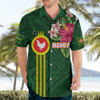 Manu'a Cession Day 120th Anniversary Hawaiian Shirt Polynesian Pattern and Hibiscus Flower LT03 - Polynesian Pride