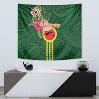 Manu'a Cession Day 120th Anniversary Tapestry Polynesian Pattern and Hibiscus Flower LT03 - Polynesian Pride