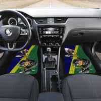 Manu'a Island and American Samoa Car Mats Rooster and Eagle Mascot