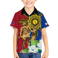 Philippines Lapu Lapu King Jasmine Flowers Hawaiian Shirt Filipino Sun Tattoo LT03 - Polynesian Pride