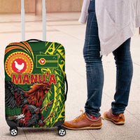 Proud of Manu'a Islands Luggage Cover Rooster and Polynesian Art Wing Style