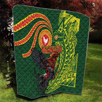 Proud of Manu'a Islands Quilt Rooster and Polynesian Art Wing Style