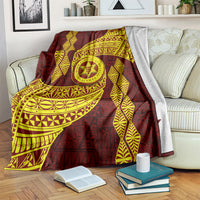 Tonga High School Blanket Traditional Ngatu and Polynesian Pattern LT03 - Polynesian Pride