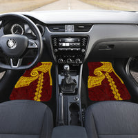 Tonga High School Car Mats Traditional Ngatu and Polynesian Pattern LT03 - Polynesian Pride