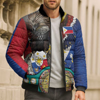 Custom Philippines World Champion Boxing Bomber Puffer Jacket Eagle-Grunge Design LT03 - Polynesian Pride