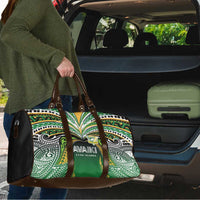 Cook Islands Rugby League Travel Bag Avaiki Tatau Tribal Motifs Black Color LT03 - Polynesian Pride