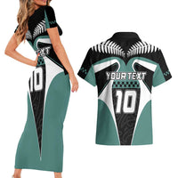 Custom New Zealand Bicycle 2025 Couples Matching Short Sleeve Bodycon Dress and Hawaiian Shirt
