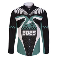Custom New Zealand Bicycle 2025 Family Matching Long Sleeve Bodycon Dress and Hawaiian Shirt