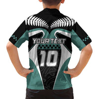 Custom New Zealand Bicycle 2025 Family Matching Off Shoulder Maxi Dress and Hawaiian Shirt