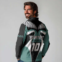 Custom New Zealand Bicycle 2025 Long Sleeve Polo Shirt LT03 - Polynesian Pride
