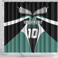 Custom New Zealand Bicycle 2025 Shower Curtain