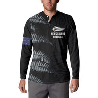 Custom New Zealand Football-Towards World Cup 2026 Button Sweatshirt LT03 - Polynesian Pride