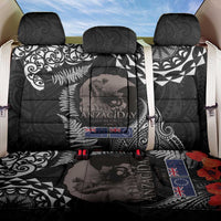 New Zealand and Cook Islands ANZAC Day Back Car Seat Cover Gallipoli Lest We Forget Tatau Art Tribal and Maori Tattoo with Fern