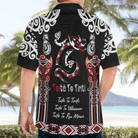 Aotearoa Toitu Te Tiriti-Maori Taniwha Hawaiian Shirt Toitu Te Whenua Toitu Te Reo Maori