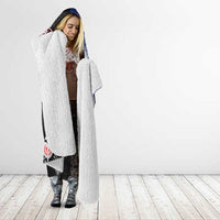 Custom Aotearoa and Samoa Rugby Hooded Blanket Maori Warrior and Teuila Emblem-Tatau with Taniko Art