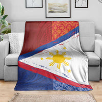 Philippines National Flag Day Blanket Polynesian and Yakan Tattoo Brush Style