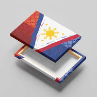 Philippines National Flag Day Canvas Wall Art Polynesian and Yakan Tattoo Brush Style