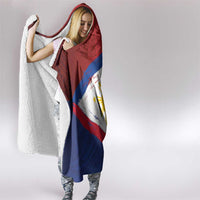 Philippines National Flag Day Hooded Blanket Polynesian and Yakan Tattoo Brush Style