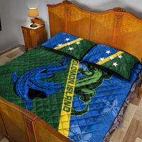 Solomon Island Crocodile and Shark Quilt Bed Set Polynesian Pattern