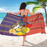 Philippines Kadayawan Sarong Filipino Eagle Durian with Polynesian and Igorots Pattern LT03 - Polynesian Pride