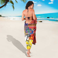Philippines Kadayawan Sarong Filipino Eagle Durian with Polynesian and Igorots Pattern LT03 - Polynesian Pride