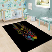 Philippines Kadayawan Festival Area Rug Polynesian Tribal Art Barong Style LT03 - Polynesian Pride