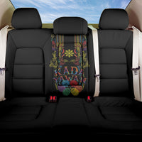 Philippines Kadayawan Festival Back Car Seat Cover Polynesian Tribal Art Barong Style LT03 One Size Black - Polynesian Pride