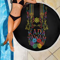 Philippines Kadayawan Festival Beach Blanket Polynesian Tribal Art Barong Style LT03 - Polynesian Pride