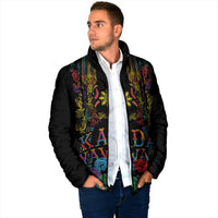 Philippines Kadayawan Festival Padded Jacket Polynesian Tribal Art Barong Style LT03 - Polynesian Pride
