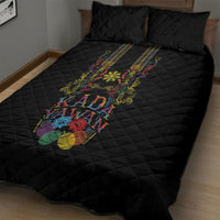 Philippines Kadayawan Festival Quilt Bed Set Polynesian Tribal Art Barong Style LT03 - Polynesian Pride