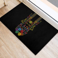 Philippines Kadayawan Festival Rubber Doormat Polynesian Tribal Art Barong Style LT03 - Polynesian Pride