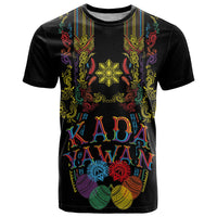 Philippines Kadayawan Festival T Shirt Polynesian Tribal Art Barong Style LT03 Black - Polynesian Pride