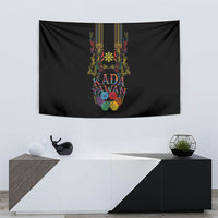 Philippines Kadayawan Festival Tapestry Polynesian Tribal Art Barong Style LT03 - Polynesian Pride
