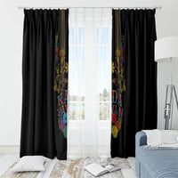 Philippines Kadayawan Festival Window Curtain Polynesian Tribal Art Barong Style LT03 - Polynesian Pride