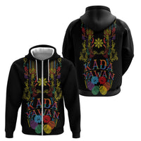 Philippines Kadayawan Festival Zip Hoodie Polynesian Tribal Art Barong Style LT03 - Polynesian Pride