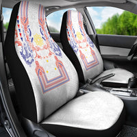 Philippines Barong Style Car Seat Cover Polynesian Kakau Art Tattoos with Tribal Filipino Sun LT03 - Polynesian Pride