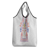 Philippines Barong Style Grocery Bag Polynesian Kakau Art Tattoos with Tribal Filipino Sun LT03 - Polynesian Pride