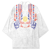 Philippines Barong Style Kimono Polynesian Kakau Art Tattoos with Tribal Filipino Sun LT03 - Polynesian Pride