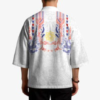 Philippines Barong Style Kimono Polynesian Kakau Art Tattoos with Tribal Filipino Sun LT03 - Polynesian Pride