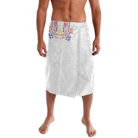 Philippines Barong Style Lavalava Polynesian Kakau Art Tattoos with Tribal Filipino Sun LT03 White - Polynesian Pride