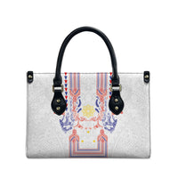 Philippines Barong Style Leather Bag Polynesian Kakau Art Tattoos with Tribal Filipino Sun LT03 - Polynesian Pride