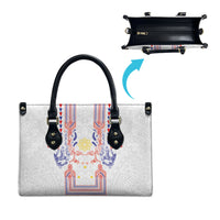 Philippines Barong Style Leather Bag Polynesian Kakau Art Tattoos with Tribal Filipino Sun LT03 - Polynesian Pride