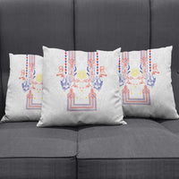 Philippines Barong Style Pillow Cover Polynesian Kakau Art Tattoos with Tribal Filipino Sun LT03 - Polynesian Pride