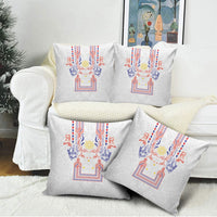 Philippines Barong Style Pillow Cover Polynesian Kakau Art Tattoos with Tribal Filipino Sun LT03 - Polynesian Pride