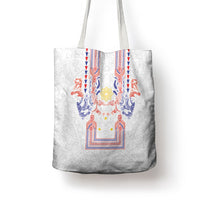 Philippines Barong Style Tote Bag Polynesian Kakau Art Tattoos with Tribal Filipino Sun LT03 - Polynesian Pride