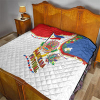 Philippines MassKara Festival Quilt Smile Masks with Hawaiian Art Pattern and Tropical Plants LT03 - Polynesian Pride
